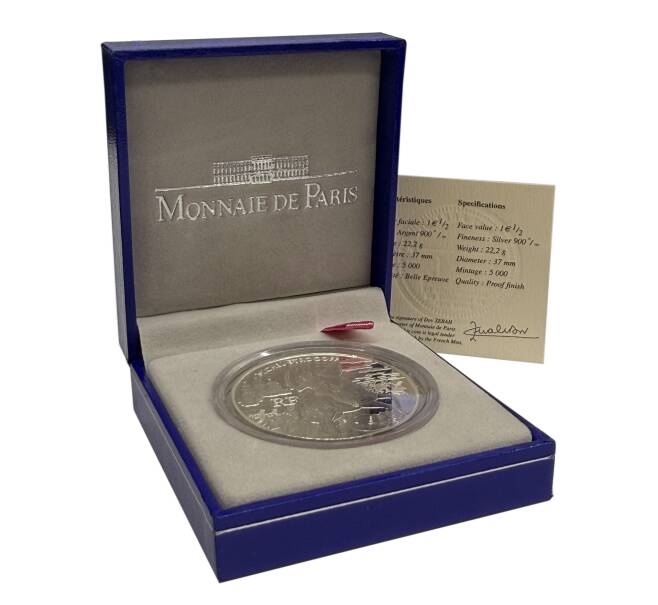 Монета 1 1/2 евро 2006 года Франция «Жюль Верн — Михаил Строгов» (Артикул: K3-0331)