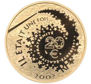 20 евро 2002 года Франция «Персонажи сказок — Белоснежка» — Фото №2
