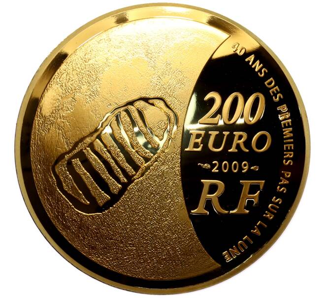Монета 200 евро 2009 года Франция «Международный год астрономии» (Артикул: K3-0335) — Фото №2