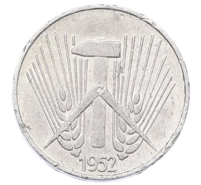 Монета 1 пфенниг 1952 года E Восточная Германия (ГДР) (Артикул: M2-91681) — Фото №1