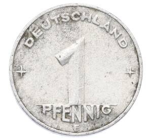 1 пфенниг 1950 года E Восточная Германия (ГДР) — Фото №2