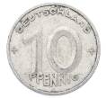 Монета 10 пфеннигов 1950 года A Восточная Германия (ГДР) (Артикул: M2-91688) — Фото №2