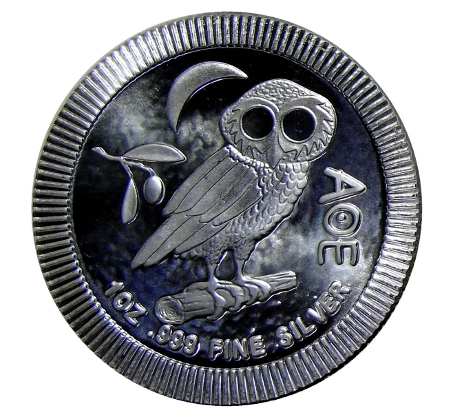 Монета 2 доллара 2020 года Ниуэ — Афинская Сова (Артикул M2-33847)