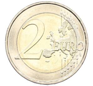 2 евро 2025 года J Германия «35 лет объединению Германии» — Фото №2