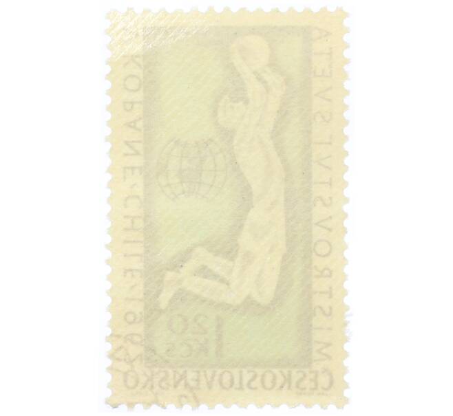 Почтовая марка 1.2 кроны 1962 года Чехословакия «Голкипер» (Артикул: P2-1063) — Фото №2