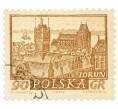 Почтовая марка 90 грошей 1960 года Польша «Исторические города — Торунь» (Артикул: P2-1078) — Фото №1