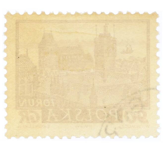Почтовая марка 90 грошей 1960 года Польша «Исторические города — Торунь» (Артикул: P2-1078) — Фото №2