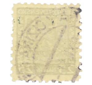 Почтовая марка 25 геллеров 1929 года Чехословакия «Герб»