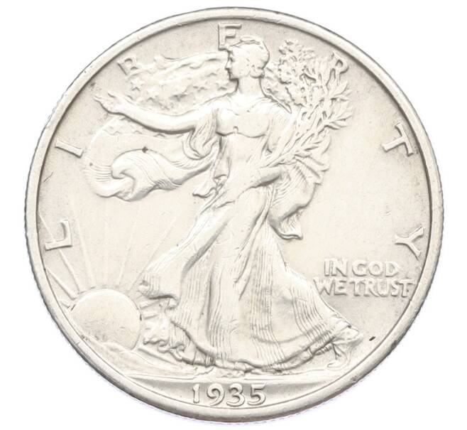 Монета 1/2 доллара (50 центов) 1935 года США (Артикул: T11-33284) — Фото №1