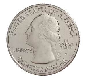 25 центов 2020 года S США Национальные парки — №51  Национальный парк Американского Самоа — Фото №2