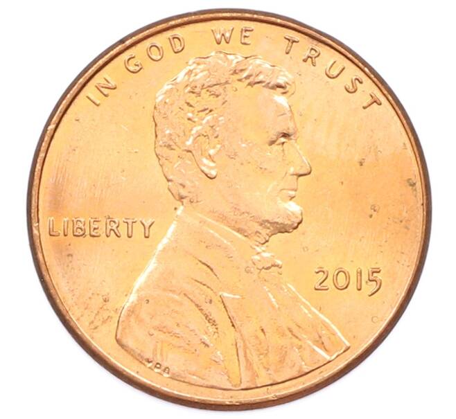 Монета 1 цент 2015 года США (Артикул: T11-33299) — Фото №1