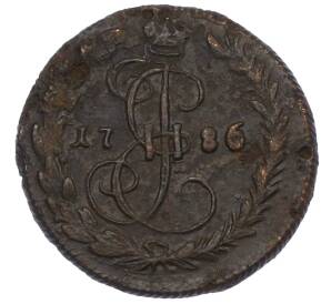 Денга 1786 года КМ — Фото №1