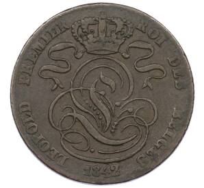 5 сантимов 1842 года Бельгия — Фото №2