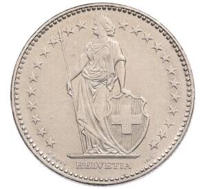 2 франка 1988 года Швейцария — Фото №2