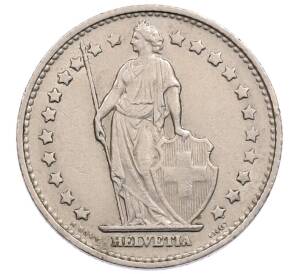 1 франк 1968 года Швейцария — Фото №2