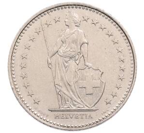 1 франк 1989 года Швейцария — Фото №2