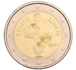 2 евро 2008 года Кипр — Фото №1