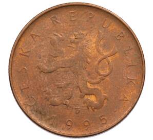 10 крон 1995 года Чехия — Фото №2