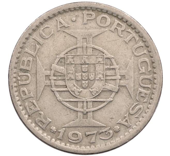 Монета 5 эскудо 1973 года Мозамбик (Артикул: T11-33526) — Фото №2