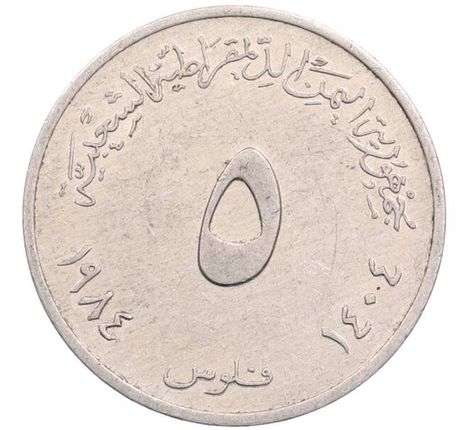 Монета 5 филсов 1984 года Йемен (Артикул: T11-33528) — Фото №1