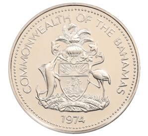 5 центов 1974 года Багамские острова — Фото №2