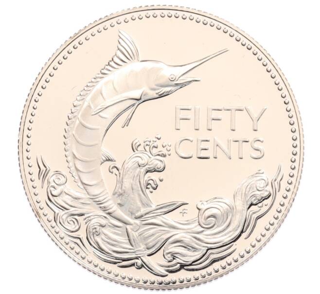 Монета 50 центов 1974 года Багамские острова (Артикул: K10-10645) — Фото №1