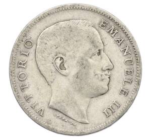 1 лира 1906 года Италия — Фото №2