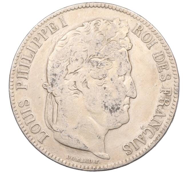 Монета 5 франков 1842 года B Франция (Артикул: K10-10817) — Фото №2