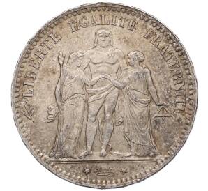 5 франков 1876 года A Франция — Фото №2