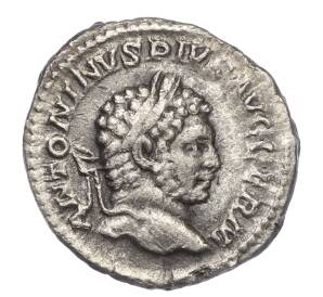 Денарий 215-216 года Римская Империя — Каракалла — Фото №1