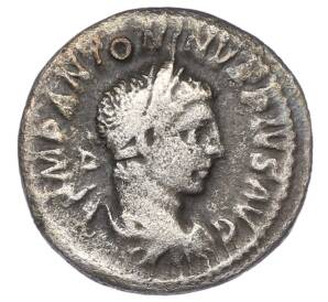 Денарий 218-222 года Римская Империя — Гелиогабал (Элагабал) — Фото №1