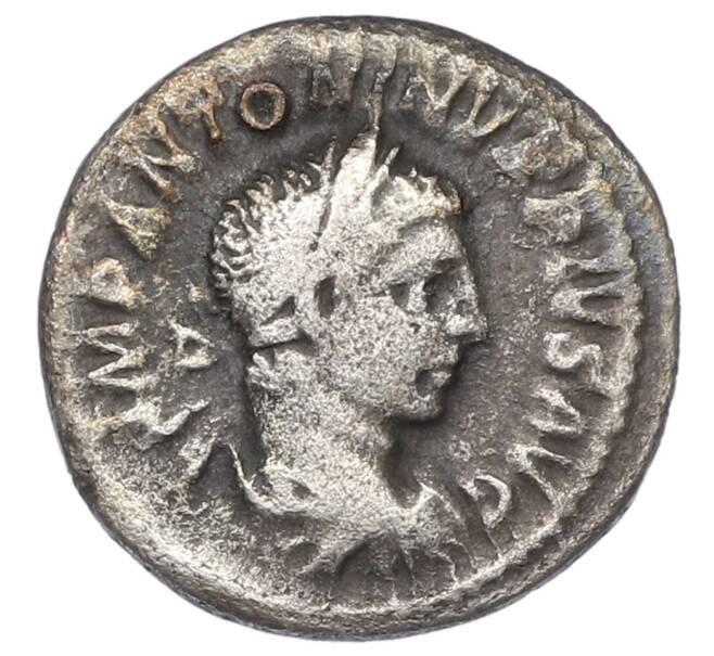 Монета Денарий 218-222 года Римская Империя — Гелиогабал (Элагабал) (Артикул: K10-10688) — Фото №1