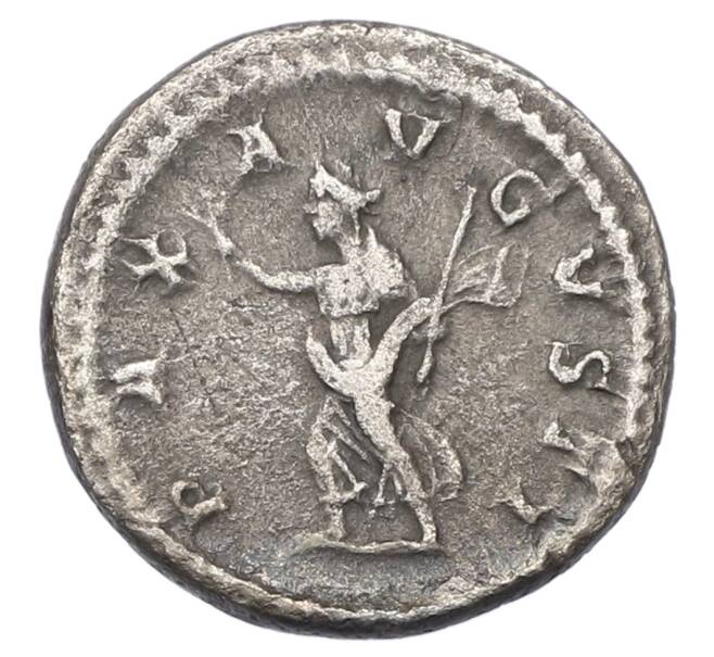 Монета Денарий 218-222 года Римская Империя — Гелиогабал (Элагабал) (Артикул: K10-10688) — Фото №2