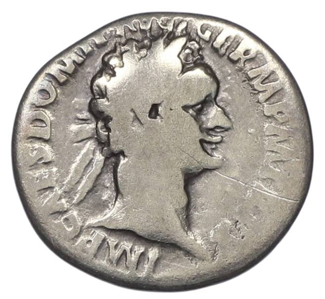 Монета Денарий 90 года Римская Империя — Домициан (Артикул: K10-10690) — Фото №1