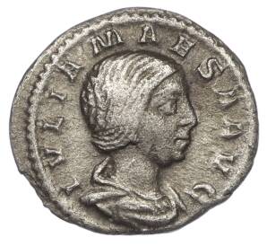 Денарий 218-222 года Римская Империя — Юлия Меса (Бабушка Гелиогабала) — Фото №1