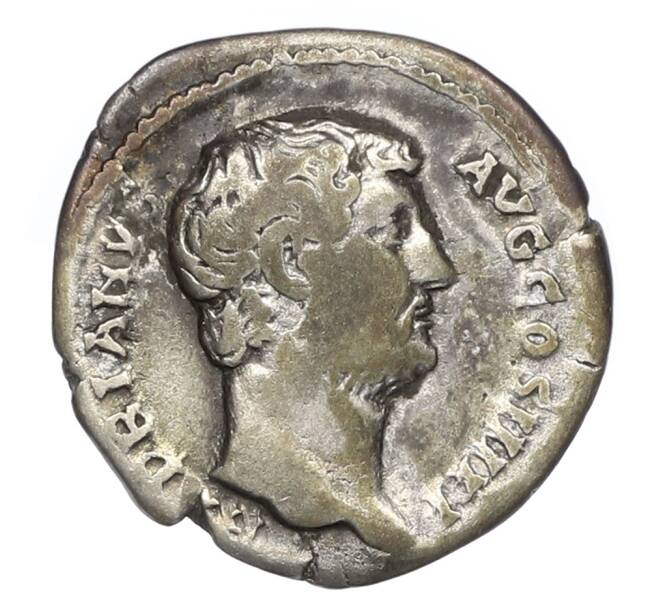 Монета Денарий 136 года Римская Империя — Адриан (Артикул: K10-10697) — Фото №1