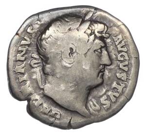Денарий 125-128 года Римская Империя — Адриан — Фото №1