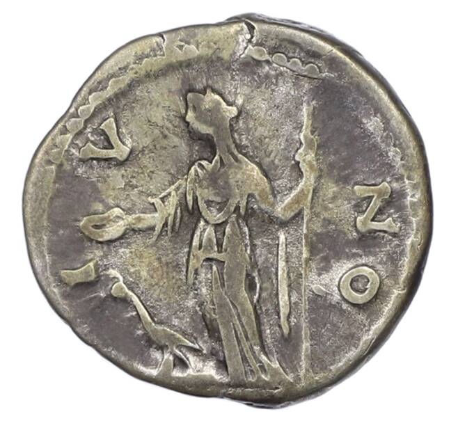 Монета Денарий 161-175 года Римская Империя — Фаустина Младшая (Супруга Марка Аврелия) (Артикул: K10-10702) — Фото №2