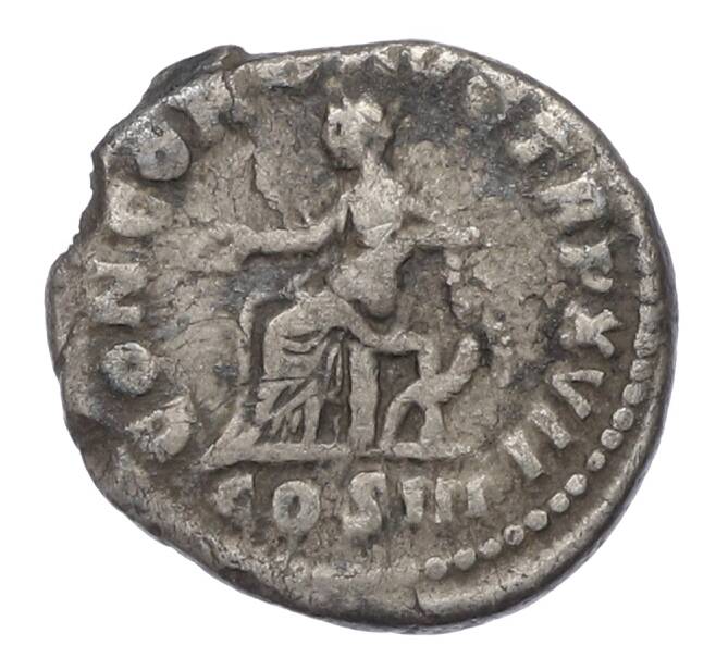 Монета Денарий 162-163 года Римская Империя — Марк Аврелий (Артикул: K10-10708) — Фото №2