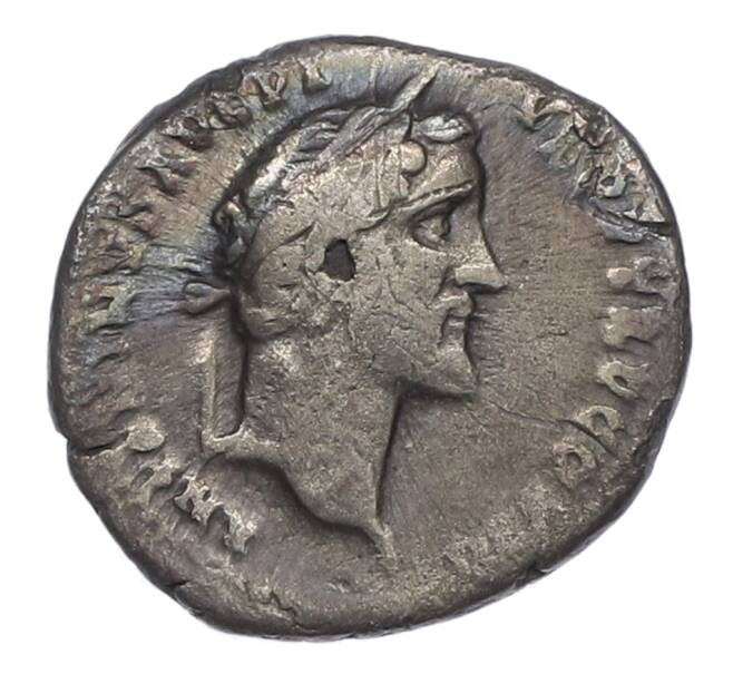 Монета Денарий 140-143 года Римская Империя — Антонин Пий (Артикул: K10-10710) — Фото №1