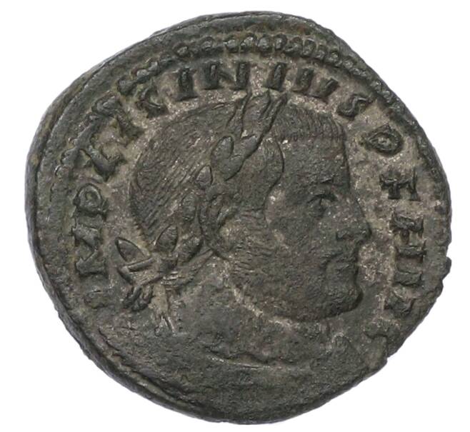 Монета AE3 314 года Римская Империя — Константин I (Портрет Лициния) (Артикул: K10-10744) — Фото №1