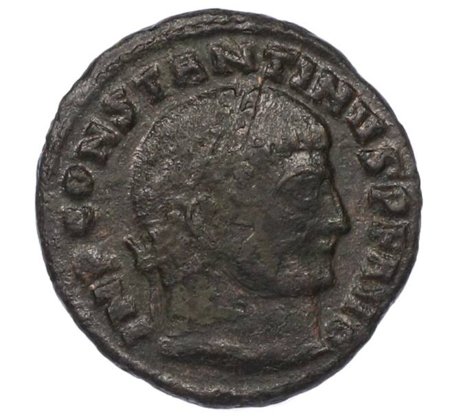 Монета AE2 316-317 года Римская Империя — Лициний (Портрет Константина I) (Артикул: K10-10750) — Фото №1