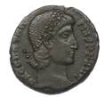 Монета AE4 337-348 года Римская Империя — Констанций II (Клятва) (Артикул: K10-10751) — Фото №1