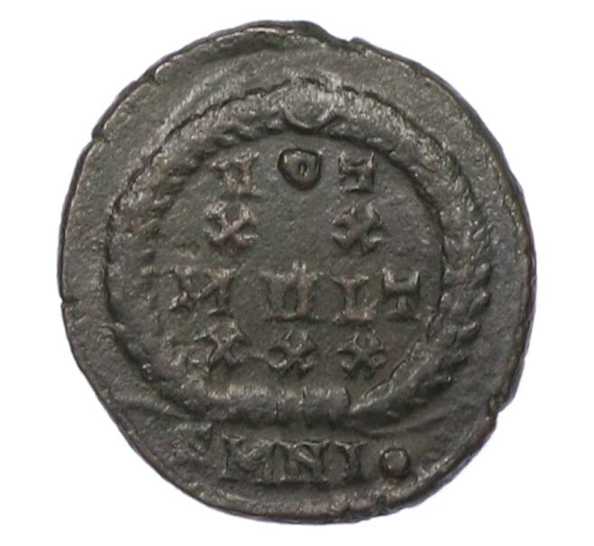 Монета AE4 337-348 года Римская Империя — Констанций II (Клятва) (Артикул: K10-10751) — Фото №2