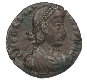 AE3 350-361 года Римская Империя — Констанций II — Фото №1