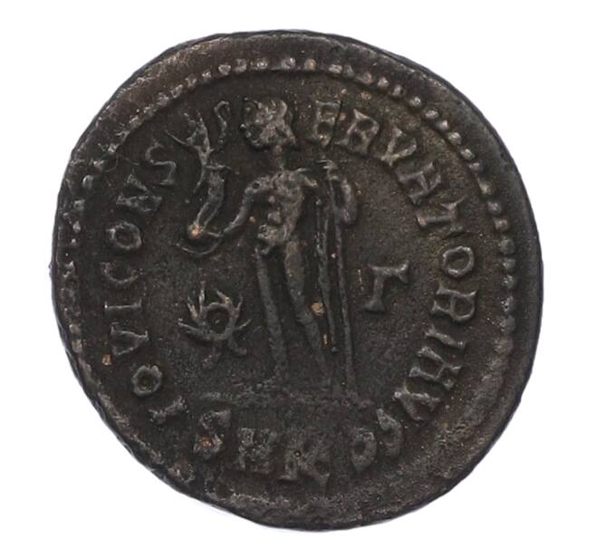 Монета AE3 317-320 года Римская Империя — Лициний (Артикул: K10-10757) — Фото №2