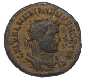 AE3 (Фракция антониниана) 293-297 года Римская Империя — Диоклетиан — Фото №1