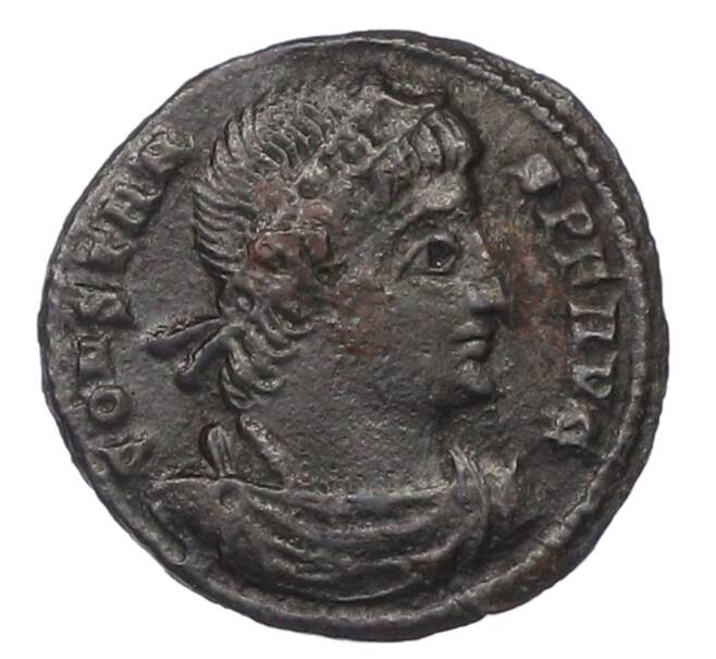 Монета AE4 337-340 года Римская Империя — Константин II (Артикул: K10-10760) — Фото №1