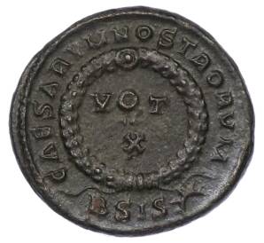 AE3 321-325 года Римская Империя — Константин I (Клятва) — Фото №2