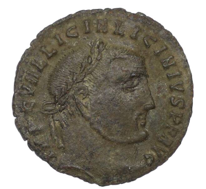 Монета AE3 313-317 года Римская Империя — Лициний (Артикул: K10-10763) — Фото №1